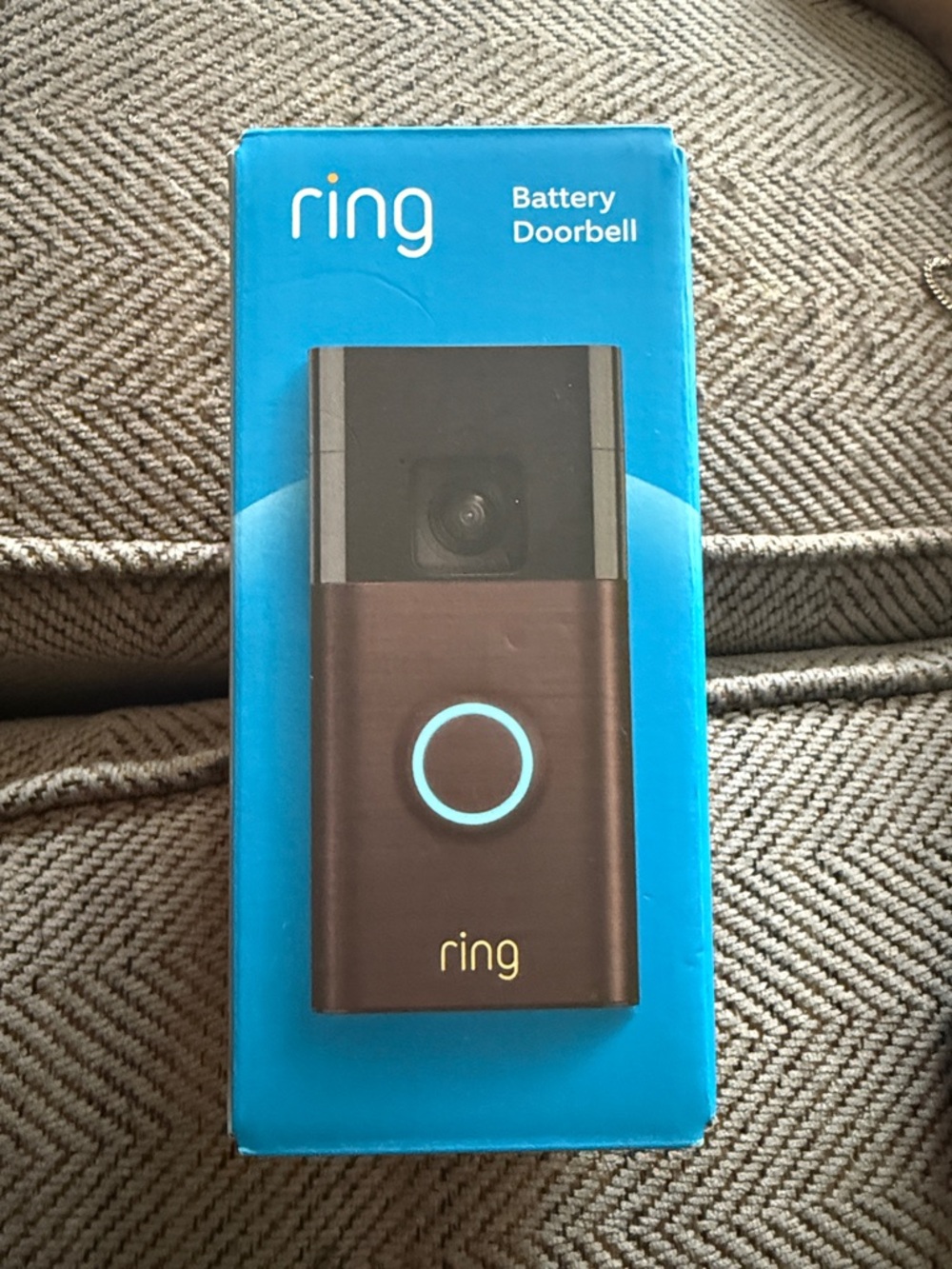 Ring Battery Doorbell in Brown